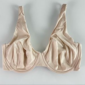 Le Mystere Bra‎ Underwire Lightly Lined Beige Nude Solid Tan Cream Stretchy